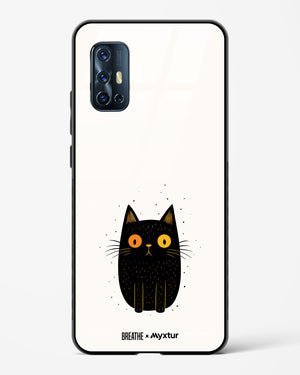 Purrplexed [BREATHE] Glass Case Phone Cover (Vivo)