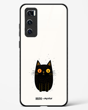 Purrplexed [BREATHE] Glass Case Phone Cover-(Vivo)