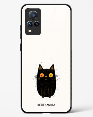 Purrplexed [BREATHE] Glass Case Phone Cover-(Vivo)