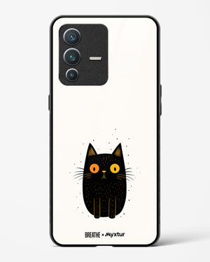 Purrplexed [BREATHE] Glass Case Phone Cover-(Vivo)