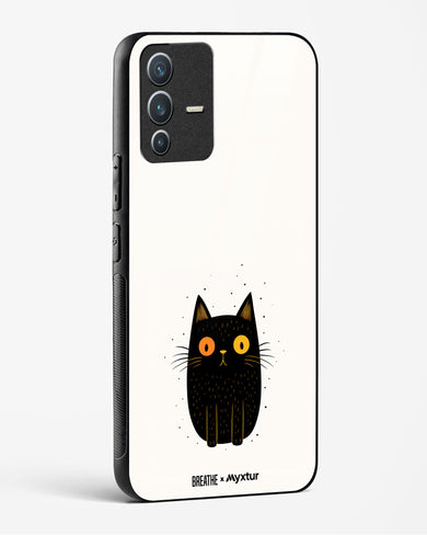 Purrplexed [BREATHE] Glass Case Phone Cover-(Vivo)