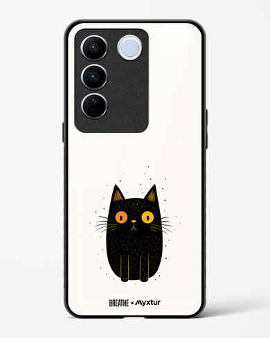 Purrplexed [BREATHE] Glass Case Phone Cover-(Vivo)