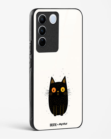 Purrplexed [BREATHE] Glass Case Phone Cover-(Vivo)