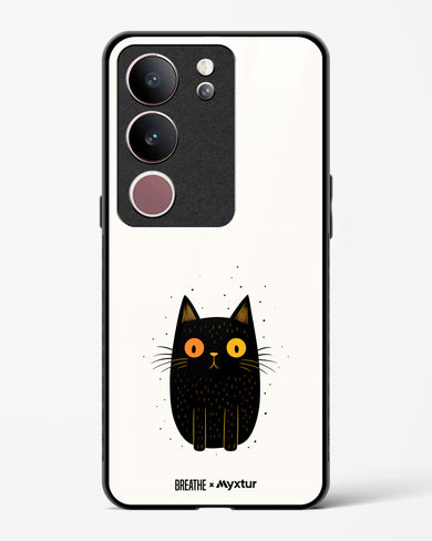 Purrplexed [BREATHE] Glass Case Phone Cover-(Vivo)