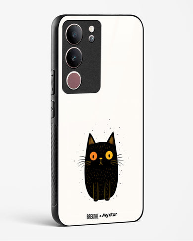 Purrplexed [BREATHE] Glass Case Phone Cover-(Vivo)