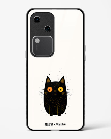 Purrplexed [BREATHE] Glass Case Phone Cover (Vivo)