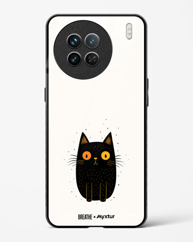 Purrplexed [BREATHE] Glass Case Phone Cover-(Vivo)