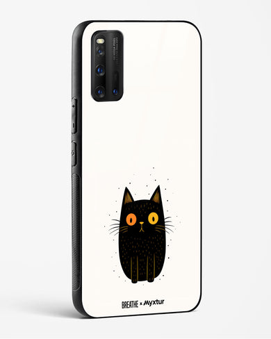 Purrplexed [BREATHE] Glass Case Phone Cover-(Vivo)