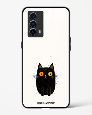 Purrplexed [BREATHE] Glass Case Phone Cover-(Vivo)