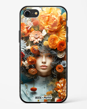 Flower Muse [BREATHE] Glass Case Phone Cover-(Apple)