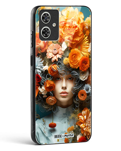 Flower Muse [BREATHE] Glass Case Phone Cover-(Motorola)