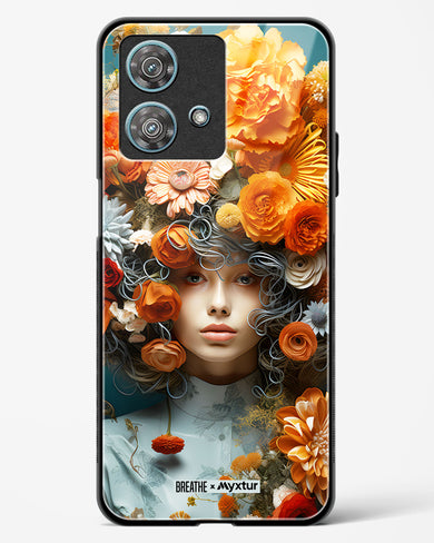 Flower Muse [BREATHE] Glass Case Phone Cover (Motorola)