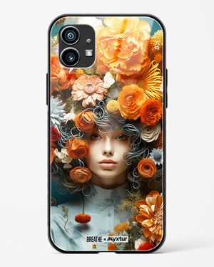 Flower Muse [BREATHE] Glass Case Phone Cover-(Nothing)