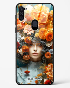 Flower Muse [BREATHE] Glass Case Phone Cover (Samsung)