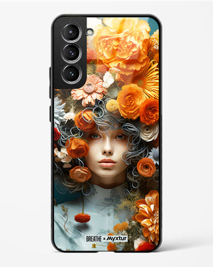 Flower Muse [BREATHE] Glass Case Phone Cover-(Samsung)