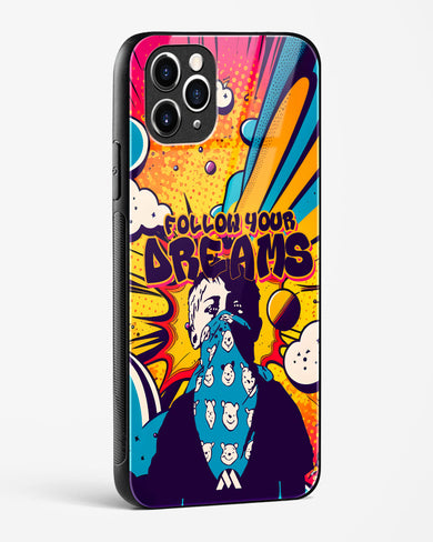 Follow Your Dreams Glass Case Phone Cover (Apple)