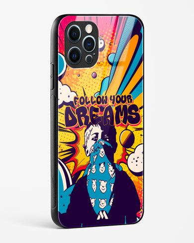 Follow Your Dreams Glass Case Phone Cover (Apple)