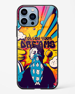 Follow Your Dreams Glass Case Phone Cover (Apple)