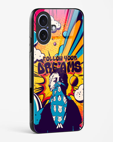 Follow Your Dreams Glass Case Phone Cover (Apple)