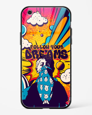 Follow Your Dreams Glass Case Phone Cover (Apple)