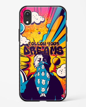 Follow Your Dreams Glass Case Phone Cover (Apple)