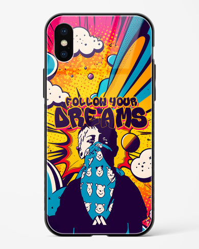Follow Your Dreams Glass Case Phone Cover (Apple)