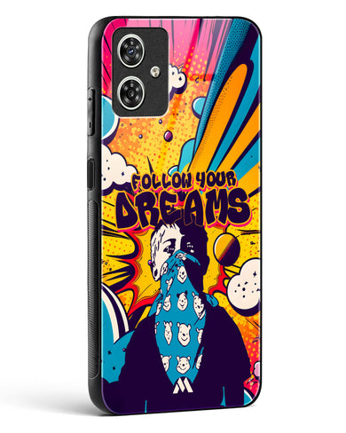 Follow Your Dreams Glass Case Phone Cover (Motorola)