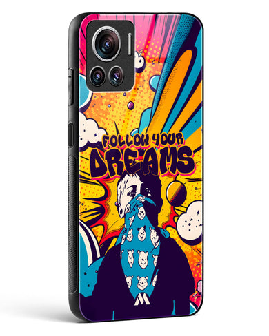 Follow Your Dreams Glass Case Phone Cover (Motorola)