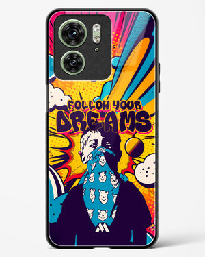 Follow Your Dreams Glass Case Phone Cover (Motorola)