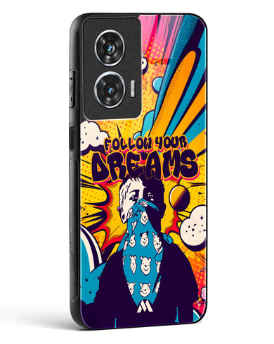Follow Your Dreams Glass Case Phone Cover (Motorola)