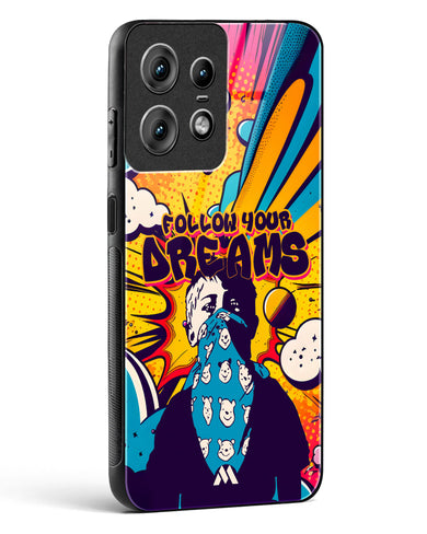 Follow Your Dreams Glass Case Phone Cover (Motorola)