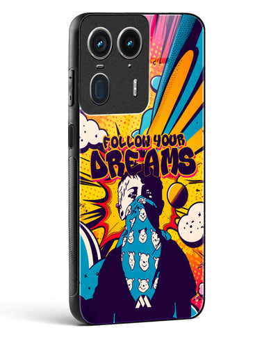 Follow Your Dreams Glass Case Phone Cover (Motorola)