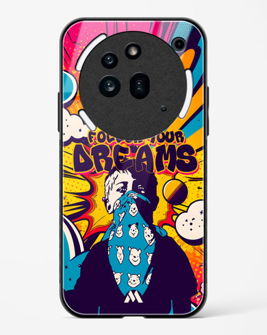 Follow Your Dreams Glass Case Phone Cover (Nothing)