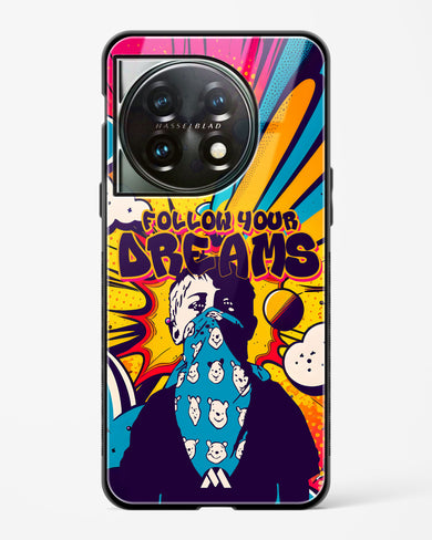 Follow Your Dreams Glass Case Phone Cover (OnePlus)