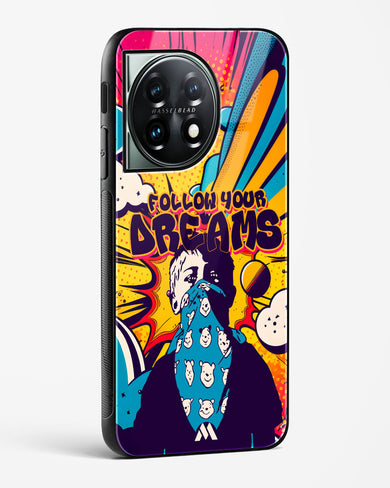 Follow Your Dreams Glass Case Phone Cover (OnePlus)