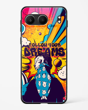 Follow Your Dreams Glass Case Phone Cover (OnePlus)