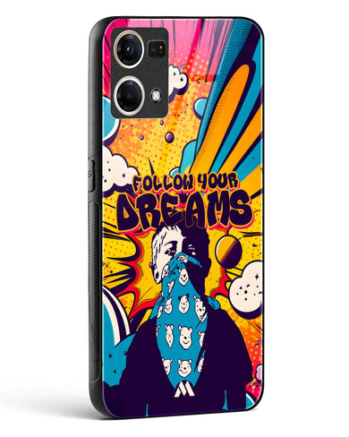 Follow Your Dreams Glass Case Phone Cover (Oppo)