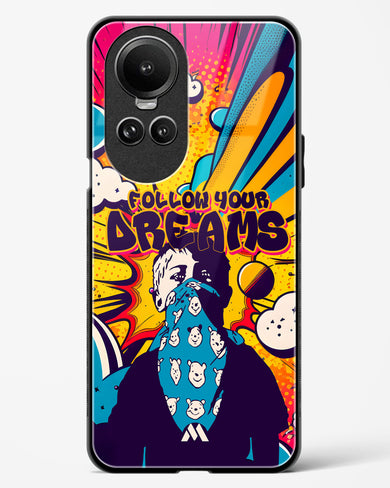 Follow Your Dreams Glass Case Phone Cover (Oppo)