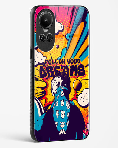 Follow Your Dreams Glass Case Phone Cover (Oppo)