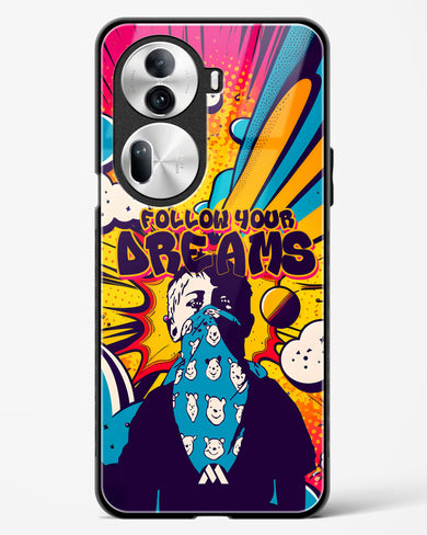 Follow Your Dreams Glass Case Phone Cover (Oppo)