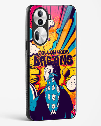 Follow Your Dreams Glass Case Phone Cover (Oppo)