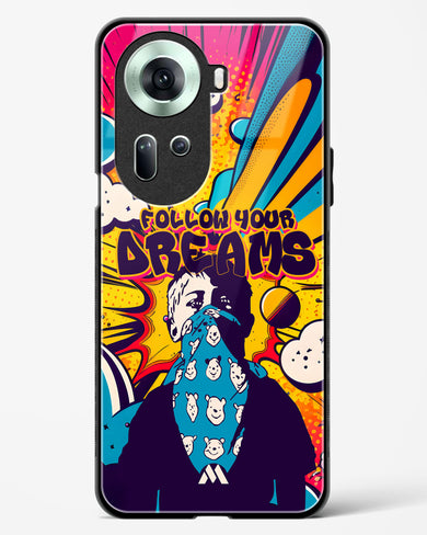 Follow Your Dreams Glass Case Phone Cover (Oppo)