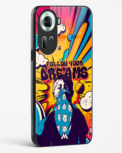 Follow Your Dreams Glass Case Phone Cover (Oppo)