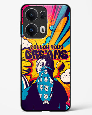 Follow Your Dreams Glass Case Phone Cover (Oppo)