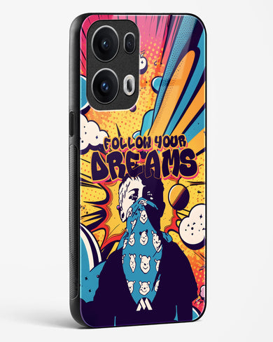 Follow Your Dreams Glass Case Phone Cover (Oppo)