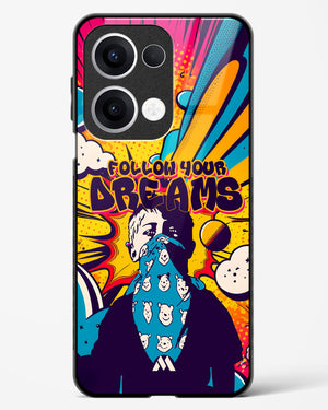 Follow Your Dreams Glass Case Phone Cover (Oppo)