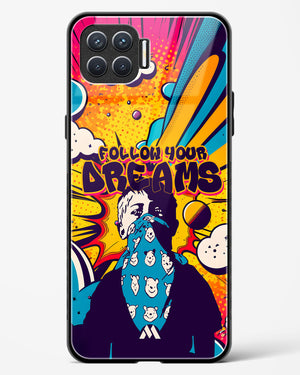 Follow Your Dreams Glass Case Phone Cover-(Oppo)