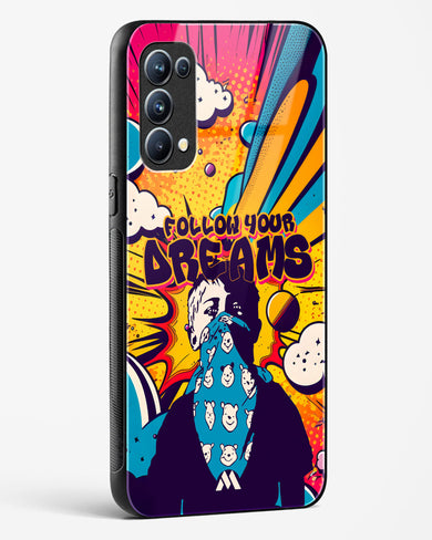 Follow Your Dreams Glass Case Phone Cover (Oppo)