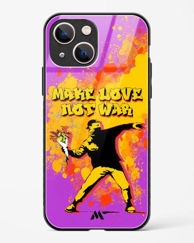 Love And Not War Glass Case Phone Cover (Apple)