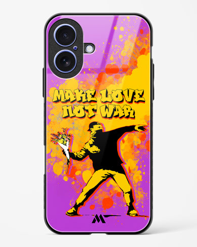 Love And Not War Glass Case Phone Cover (Apple)